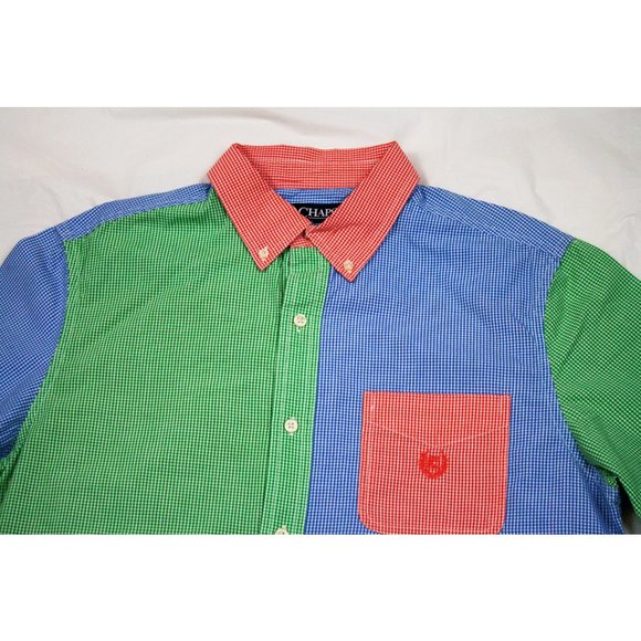 Chaps Mens Long Sleeve Button Down Shirt Size Medium - Picture 4 of 8